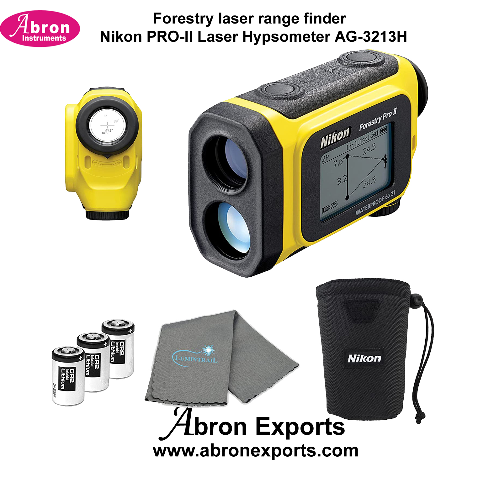 Forestry Laser Range Finder Nikon PRO-II Laser Hypsometer AG-3213H 
